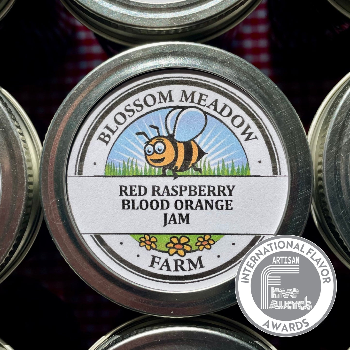 Red Raspberry-Blood Orange Jam